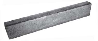 Бортовой камень тротуарный серый— БР 100.20.8 мм